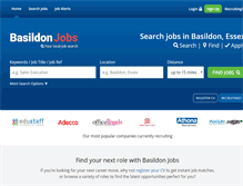 Tablet Screenshot of basildonjobs.co.uk